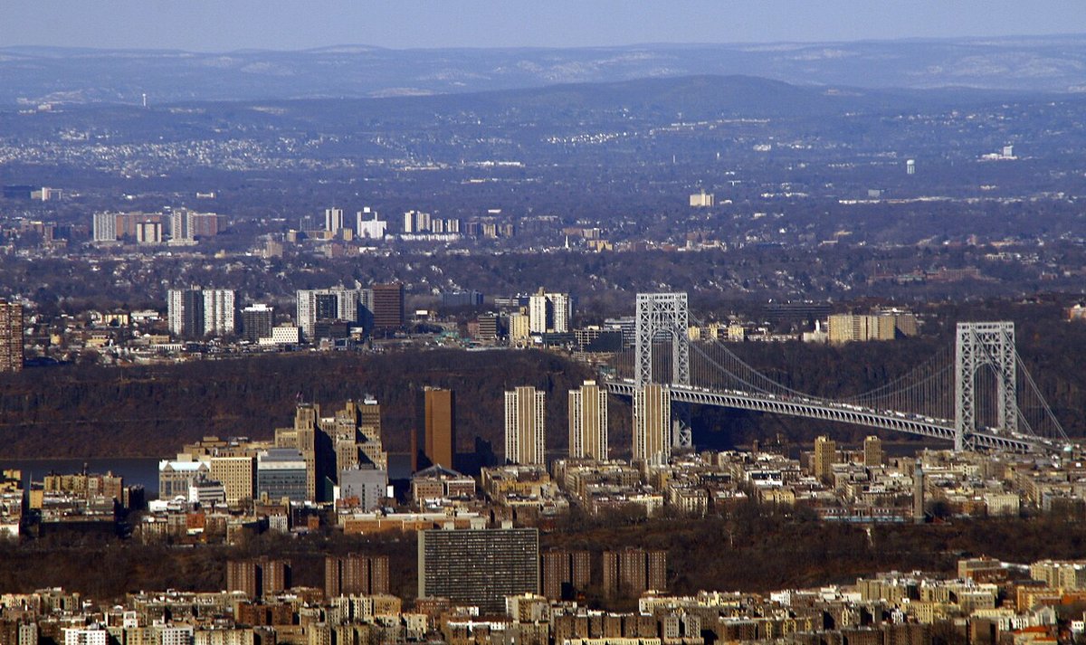 GWB Area, NJ - File:GWB, Washington Heights, and Fort Lee, New Jersey.jpg - Wikimedia  Commons